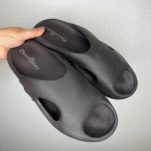 Ohana Hatake Slides Sandals Black Men's US 13 Comfort Open‎ Toe Slip On